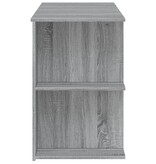VidaXL Bureau 140x50x75 cm bewerkt hout grijs sonoma eikenkleurig