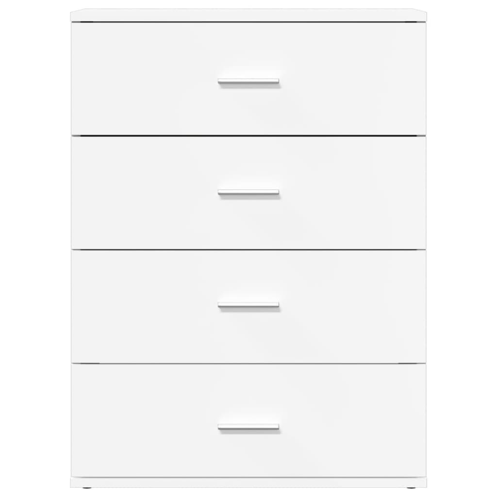 VidaXL Dressoir 60x39x80 cm bewerkt hout wit