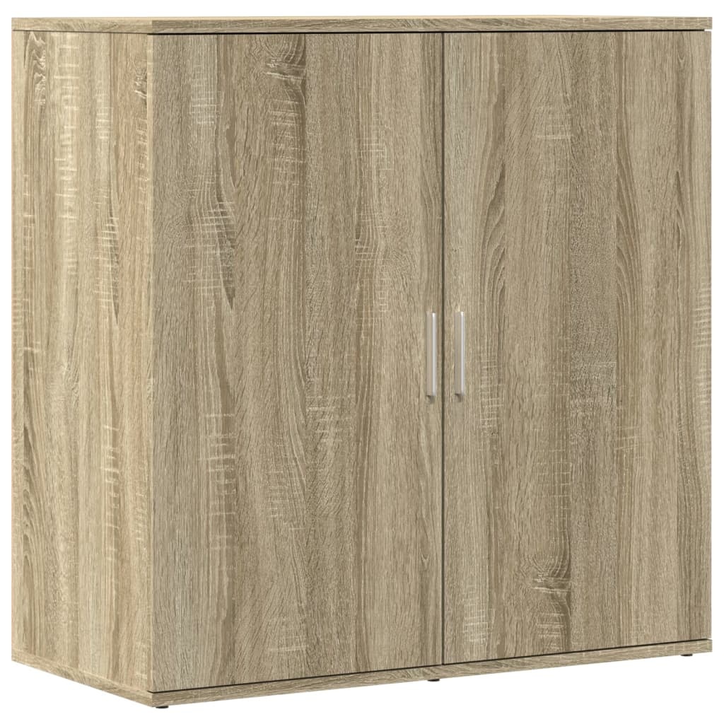 VidaXL Dressoir 79x38x80 cm bewerkt hout sonoma eikenkleurig