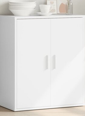 VidaXL Dressoir 79x38x80 cm bewerkt hout wit