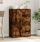 VidaXL Dressoir 60x31x84 cm bewerkt hout gerookt eikenkleurig