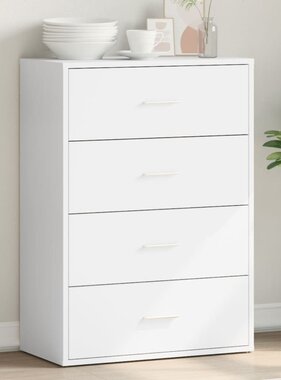 VidaXL Dressoir 60x31x84 cm bewerkt hout wit