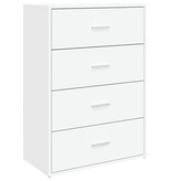 VidaXL Dressoir 60x31x84 cm bewerkt hout wit