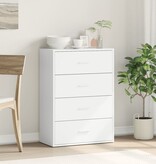 VidaXL Dressoir 60x31x84 cm bewerkt hout wit