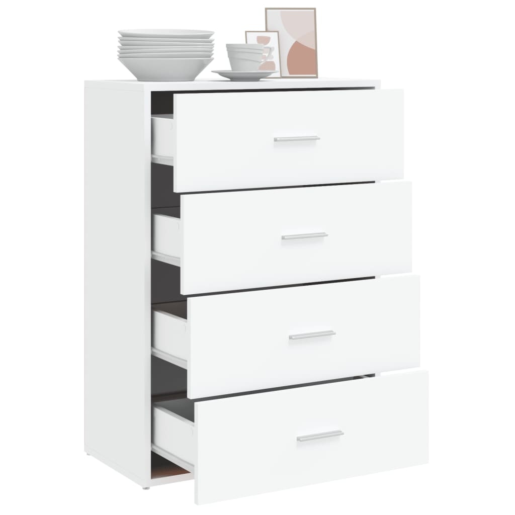 VidaXL Dressoir 60x31x84 cm bewerkt hout wit