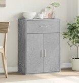 VidaXL Dressoir 60x30x84 cm bewerkt hout betongrijs