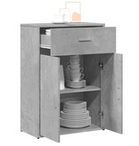 VidaXL Dressoir 60x30x84 cm bewerkt hout betongrijs