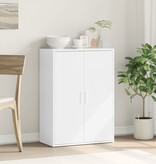 VidaXL Dressoir 60x31x84 cm bewerkt hout wit