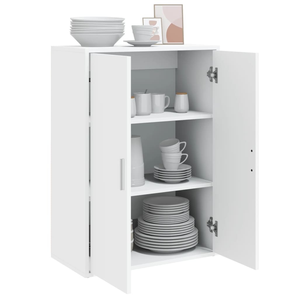 VidaXL Dressoir 60x31x84 cm bewerkt hout wit