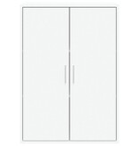 VidaXL Dressoir 60x31x84 cm bewerkt hout wit