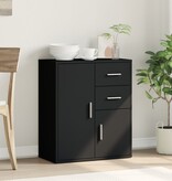 VidaXL Dressoir 60x31x70 cm bewerkt hout zwart