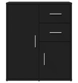 VidaXL Dressoir 60x31x70 cm bewerkt hout zwart