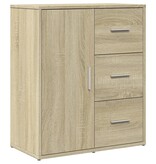 VidaXL Dressoir 60x31x70 cm bewerkt hout sonoma eikenkleurig