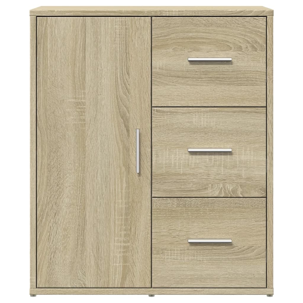 VidaXL Dressoir 60x31x70 cm bewerkt hout sonoma eikenkleurig