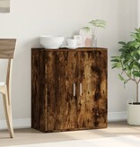 VidaXL Dressoir 60x31x70 cm bewerkt hout gerookt eikenkleurig