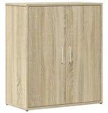 VidaXL Dressoir 60x31x70 cm bewerkt hout sonoma eikenkleurig