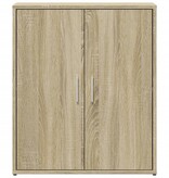 VidaXL Dressoir 60x31x70 cm bewerkt hout sonoma eikenkleurig