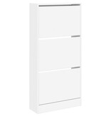 VidaXL Schoenenkast 60x21x125,5 cm bewerkt hout wit