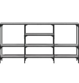 VidaXL Wandtafel 160x29x80 cm bewerkt hout grijs sonoma eikenkleurig