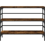 VidaXL Wandtafel 100x32x75 cm bewerkt hout gerookt eikenkleurig