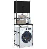 VidaXL Wasmachinekast 68x48,5x194 cm zwart