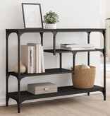 VidaXL Wandtafel 100x30x75 cm bewerkt hout zwart