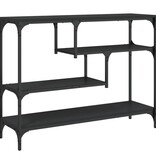 VidaXL Wandtafel 100x30x75 cm bewerkt hout zwart