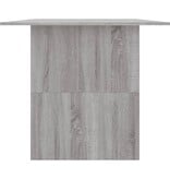 VidaXL Eettafel 180x90x76 cm bewerkt hout grijs sonoma eikenkleurig