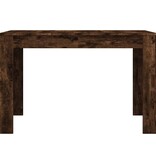 VidaXL Eettafel 120x60x76 cm bewerkt hout gerookt eikenkleurig
