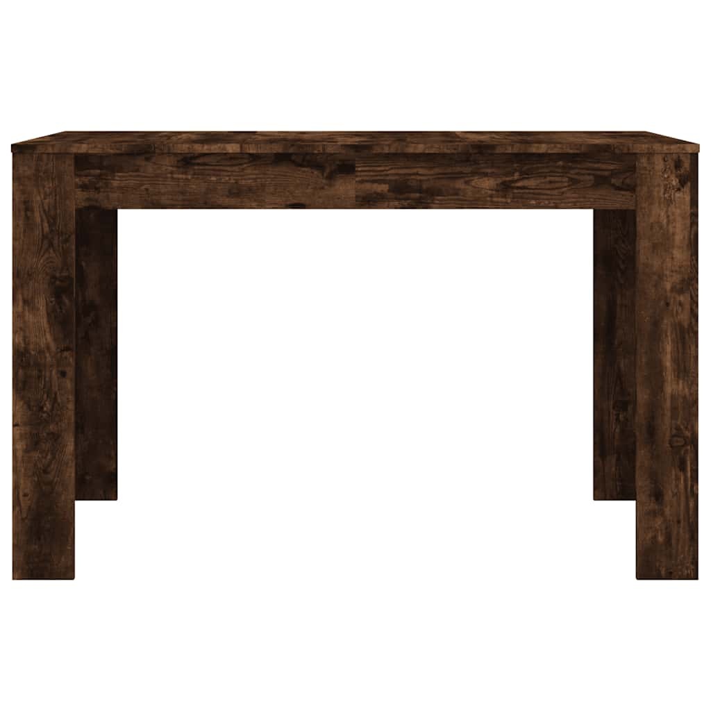 VidaXL Eettafel 120x60x76 cm bewerkt hout gerookt eikenkleurig