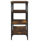 VidaXL Wandtafel met schappen 100x35x75 cm gerookt eikenkleurig