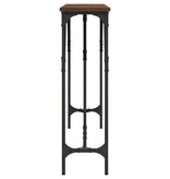 VidaXL Wandtafel 140x23x75 cm bewerkt hout bruin eikenkleur