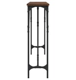 VidaXL Wandtafel 180x23x75 cm bewerkt hout bruin eikenkleur