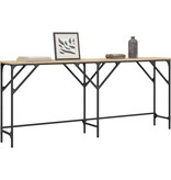 VidaXL Wandtafel 180x29x75 cm bewerkt hout sonoma eikenkleurig