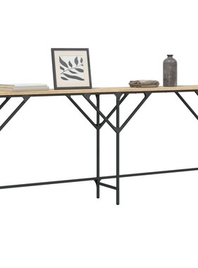 VidaXL Wandtafel 180x29x75 cm bewerkt hout sonoma eikenkleurig