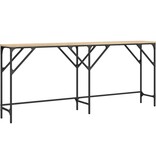 VidaXL Wandtafel 180x29x75 cm bewerkt hout sonoma eikenkleurig