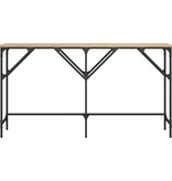 VidaXL Wandtafel 140x29x75 cm bewerkt hout sonoma eikenkleurig