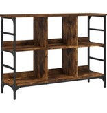 VidaXL Dressoir 102x32x73,5 cm bewerkt hout gerookt eikenkleurig