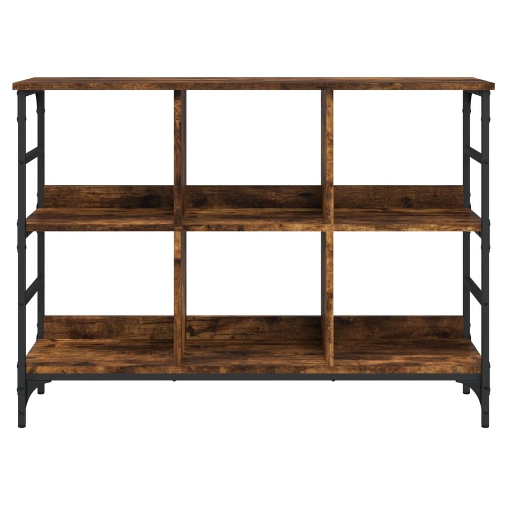 VidaXL Dressoir 102x32x73,5 cm bewerkt hout gerookt eikenkleurig