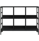 VidaXL Dressoir 102x32x73,5 cm bewerkt hout zwart