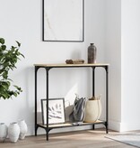 VidaXL Wandtafel 75x30,5x75 cm bewerkt hout sonoma eikenkleurig