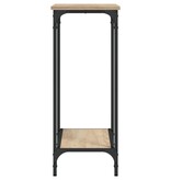 VidaXL Wandtafel 75x30,5x75 cm bewerkt hout sonoma eikenkleurig