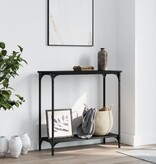 VidaXL Wandtafel 75x30,5x75 cm bewerkt hout zwart