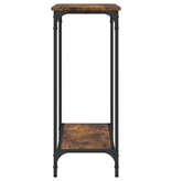 VidaXL Wandtafel 101x30,5x75 cm bewerkt hout gerookt eikenkleurig