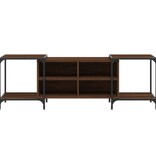 VidaXL Tv-meubel 153x37x50 cm bewerkt hout bruin eikenkleur