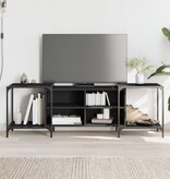 VidaXL Tv-meubel 153x37x50 cm bewerkt hout zwart