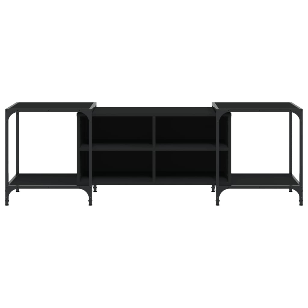 VidaXL Tv-meubel 153x37x50 cm bewerkt hout zwart