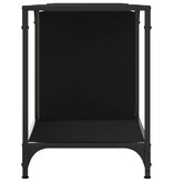 VidaXL Tv-meubel 153x37x50 cm bewerkt hout zwart