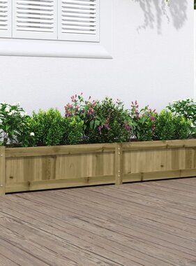 VidaXL Plantenbak 180x31x31 cm geïmpregneerd grenenhout