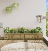 VidaXL Plantenbak 180x31x31 cm geïmpregneerd grenenhout